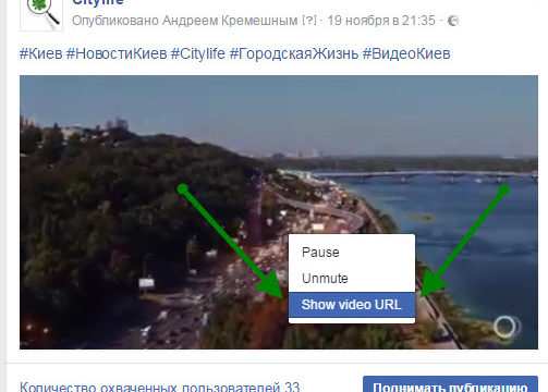 Как загрузить видео из Facebook без программ