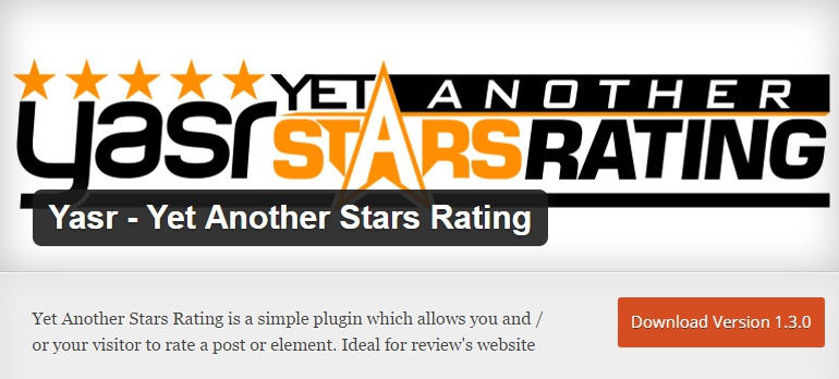 Yasr – Yet Another Stars Rating