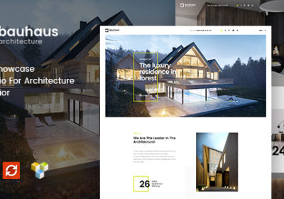 Bauhaus - Архитектурный шаблон WordPress