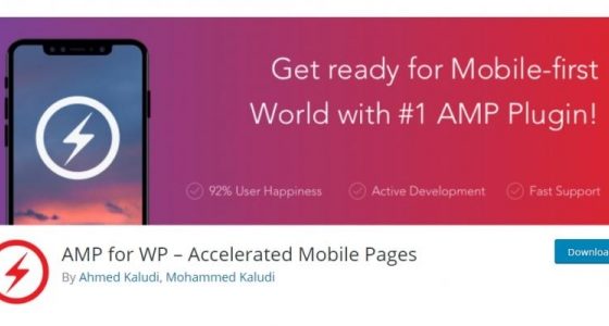 В плагине AMP