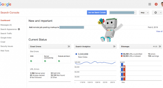 Google закрыл старую версию Search Console