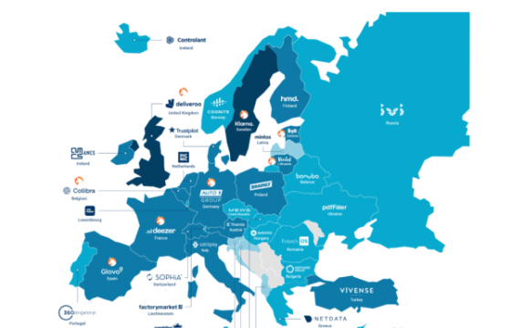 Самые дорогие стартапы Европы. Кто лидирует в Украине — инфографика